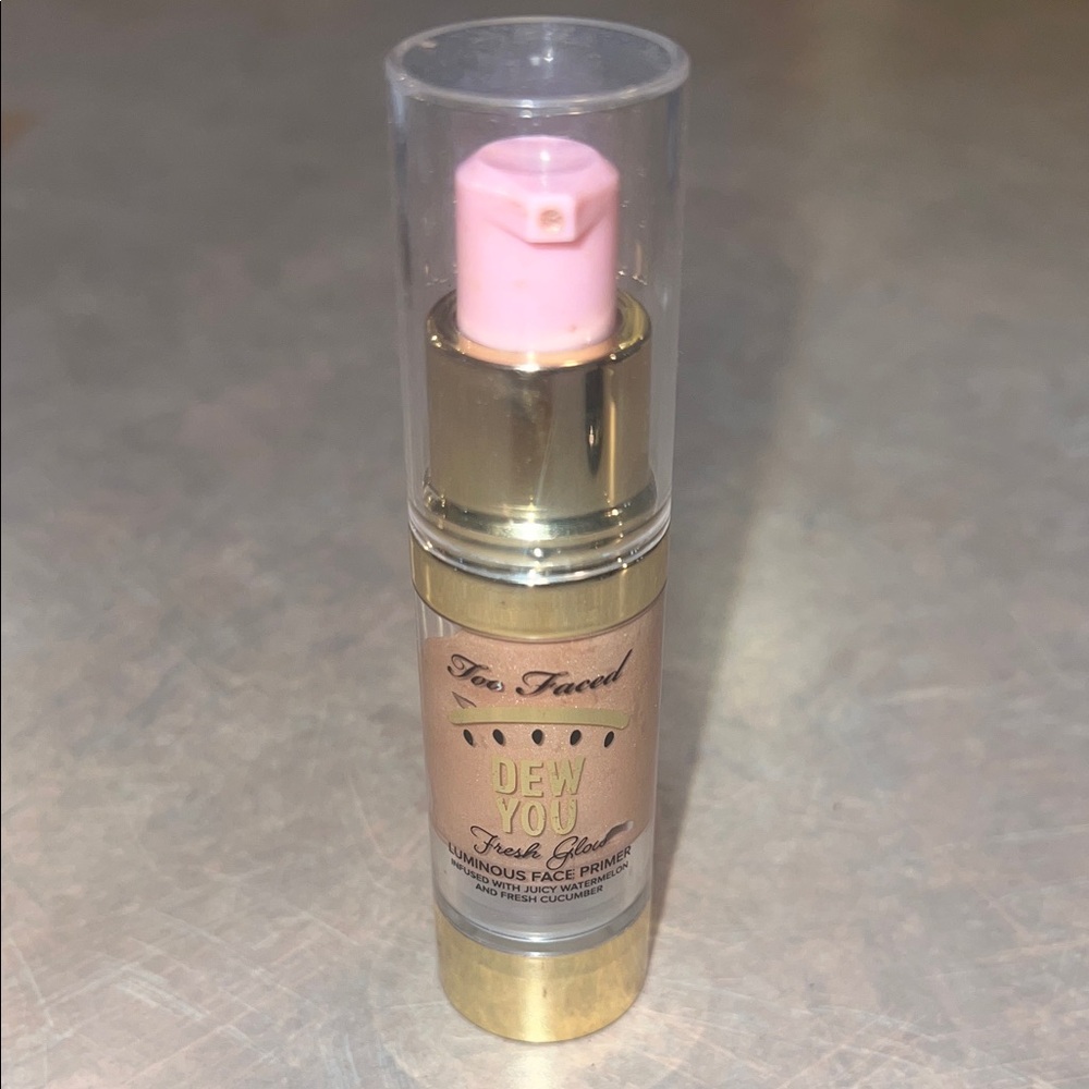 Too Faced Dew You Fresh Glow Primer - radiant nude .57oz